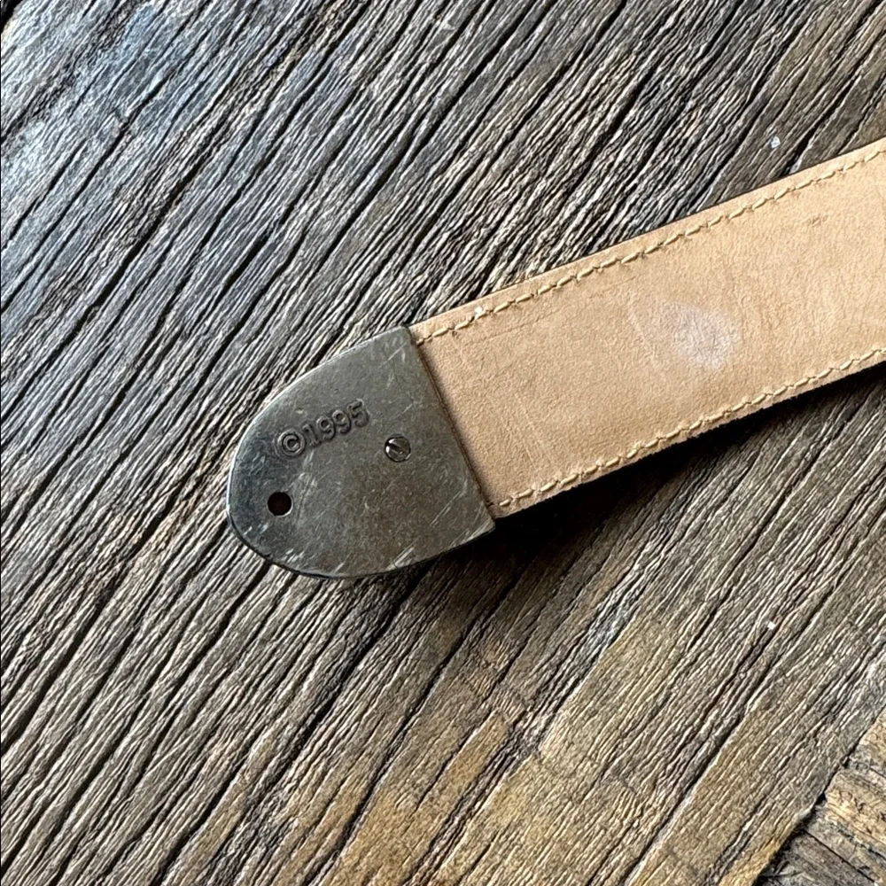 Brighton Museum collection vintage 1995 Noah’s Ark leather‎ belt Large